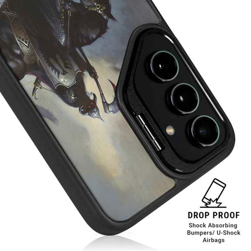 Death Dealer on Horseback by Frazetta Galaxy S24 Plus Kickstand Case